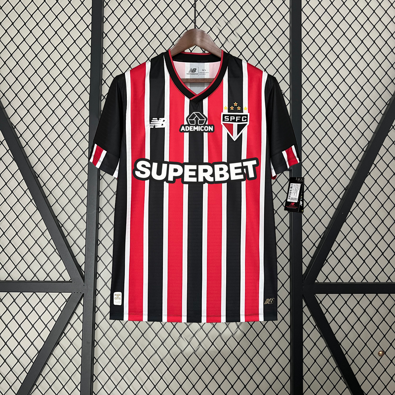 Camisa 2 Oficial do São Paulo 24/25 Versão Torcedor - Completa com Patrocínio