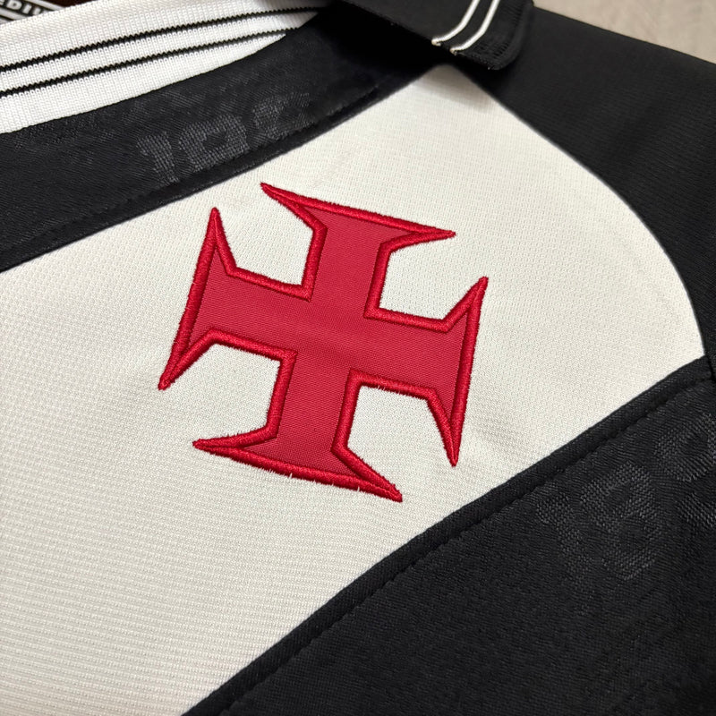 Camisa Oficial do Vasco 25/26 - Completa com Patrocínios