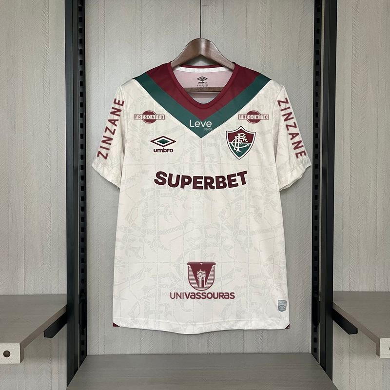 Camisa Oficial do Fluminense 24/25 Versão Torcedor - Completa com Patrócinios