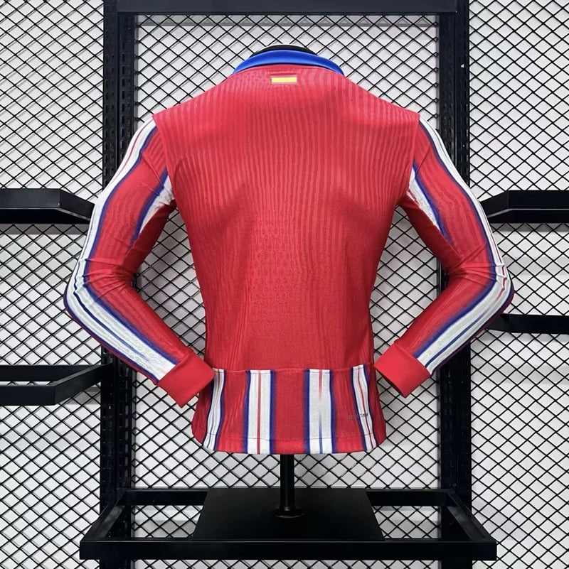 Camisa Oficial do Atlético de Madrid 24/25 - Manga Longa