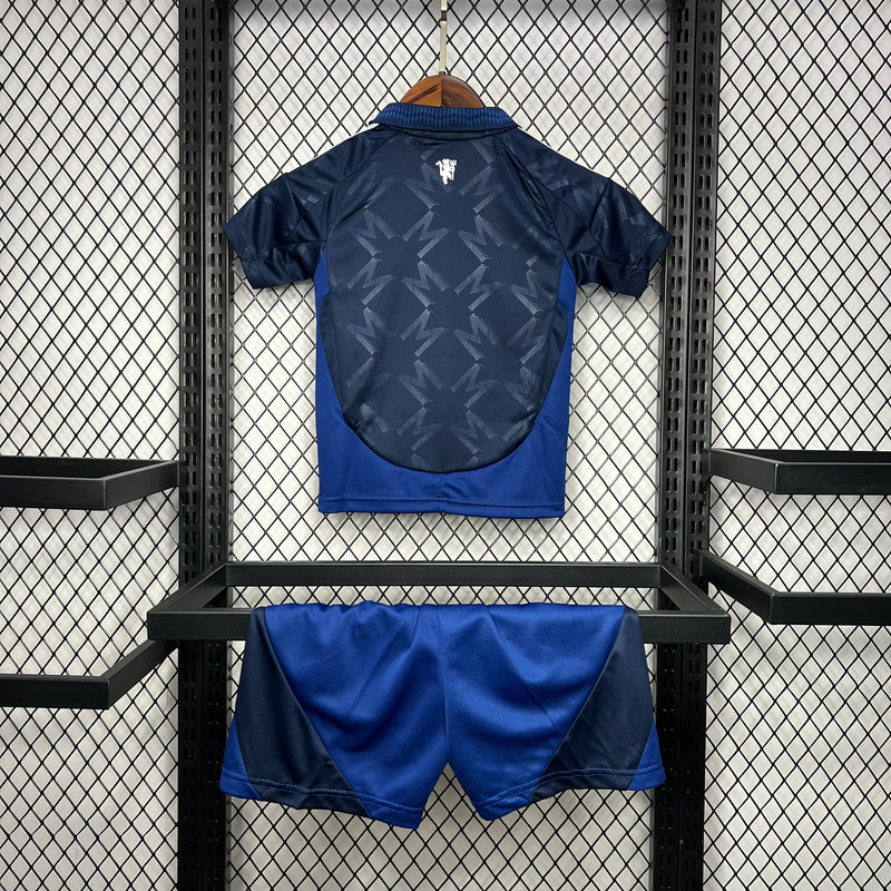 Conjunto Infantil Oficial do Manchester United 24/25 - Kids
