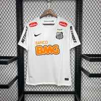 Camisa Retrô do Santos 2011/2012 Versão Retrô - Completa com Patrocínios