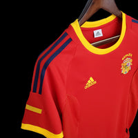 Camisa Retrô da Espanha 2002