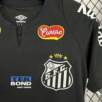 Camisa Oficial do Santos 25/26 Versão Torcedor - Completa com Patrocínios
