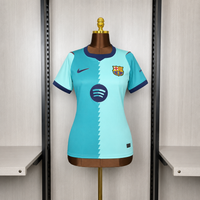 Camisa lll Feminina do Barcelona 26/27 - Baby Look