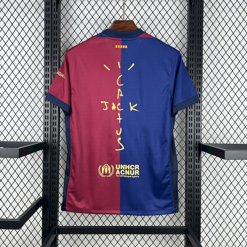 Camisa Oficial do barcelona 25/26 - Travis Scott