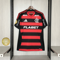 Camisa Oficial do CR Flamengo 25/26 Completa com Patrocínios - Mundial de Clubes