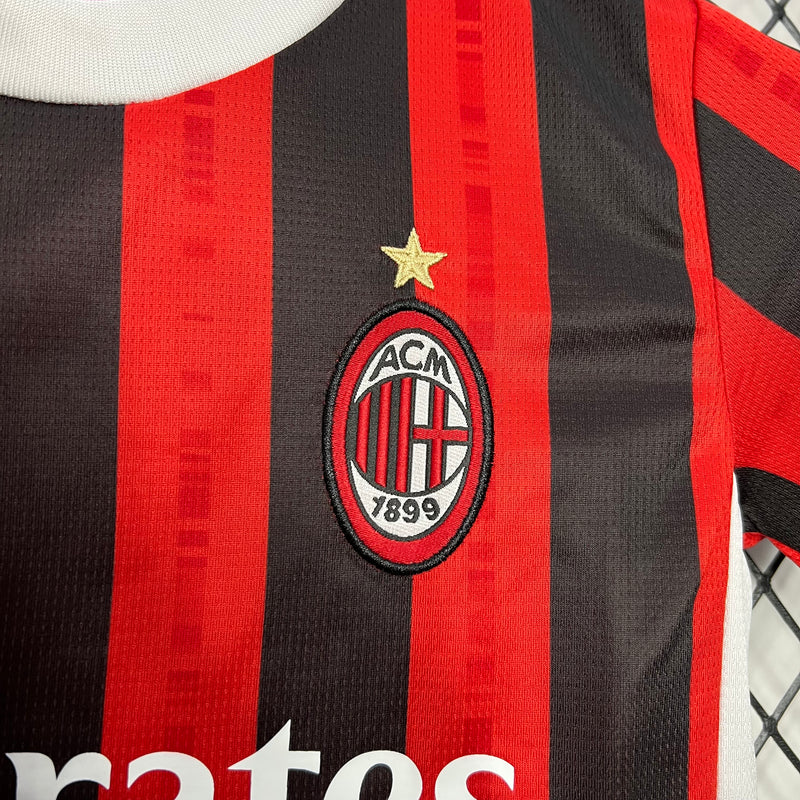 Conjunto Infantil Oficial do Milan 24/25 - Kids