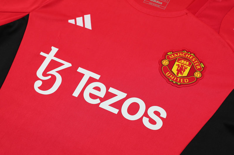 Kit Oficial do Manchester United 24/25 - Treino