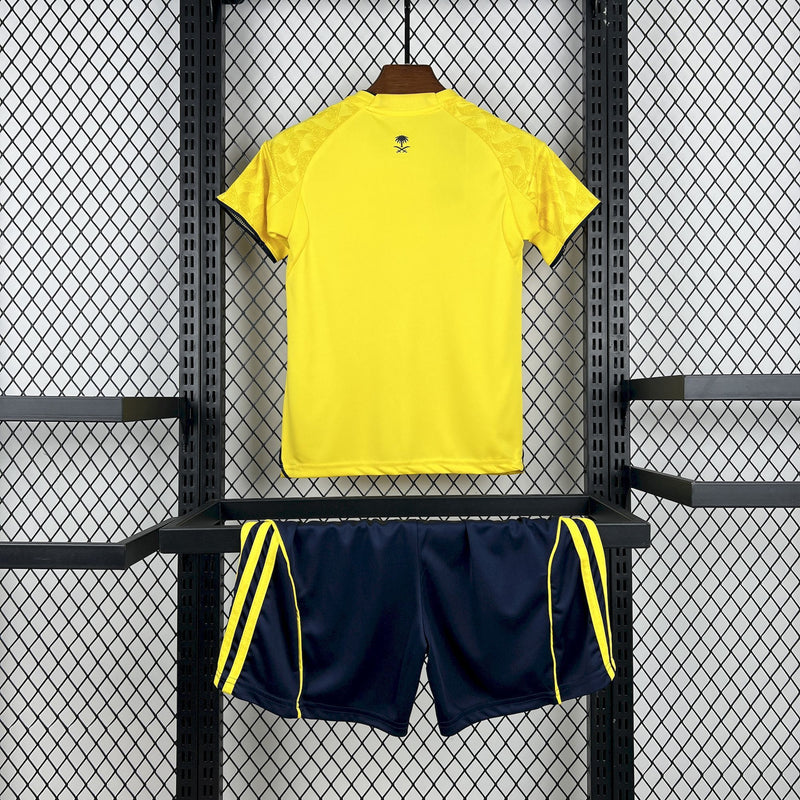Conjunto Infantil Oficial do Al-Nassr 25/26 - Kids