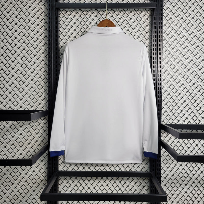 Camisa Retrô do Real Madrid 2016/2017 - Manga Longa