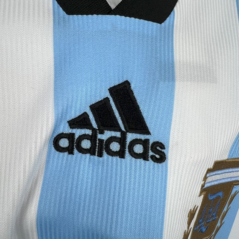 Camisa Retrô da Argetina 1998 - Manga Longa