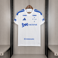 Camisa 2 Oficial do Cruzeiro 26/27 Torcedor - Completa com Patrocínios