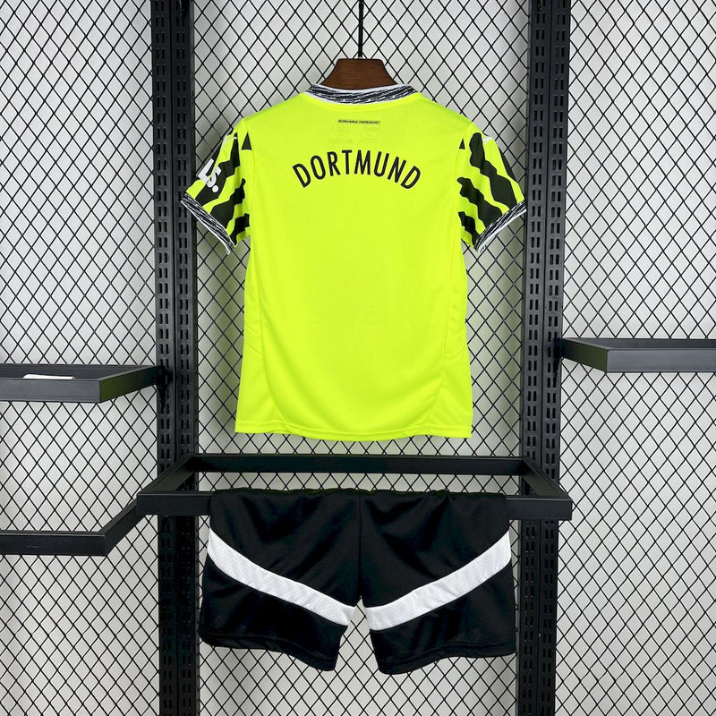 Conjunto Infantil Oficial do Borussia Dortmound 25/26 - Kids