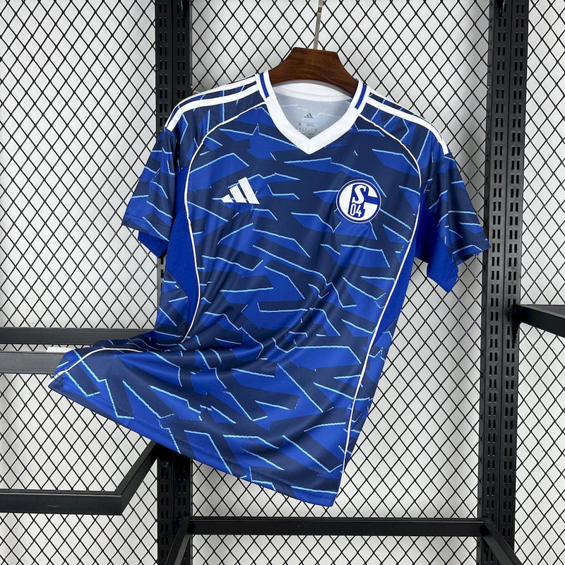 Camisa Oficial do Schalke 04 25/26 - Versão Torcedor