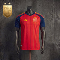 Camisa l Oficial da Espanha 26/27 Jogador - Bicampeã do Mundo
