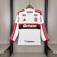 Camisa 2 Oficial do CR Flamengo 26/27 - Completa com Patrocínios