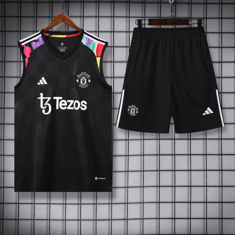 Kit Oficial do Manchester United 24/25 - Treino