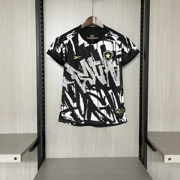 Camisa Feminina Oficial do Botafogo 25/26 Baby Look - Aura 90