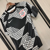 Camisa Oficial do Corinthians 25/26 Pré Jogo - Versão Torcedor