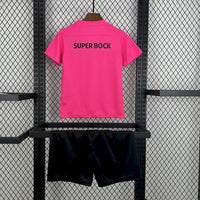 Conjunto Infantil Oficial do Sporting 24/25 Kids - Outubro Rosa