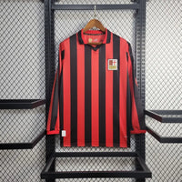Camisa Oficial do Milan 24/25 Manga Longa - 125th Anniversary Edition