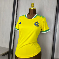 Camisa Feminina Flamengo Adidas Brasil 26/27 - Baby Look