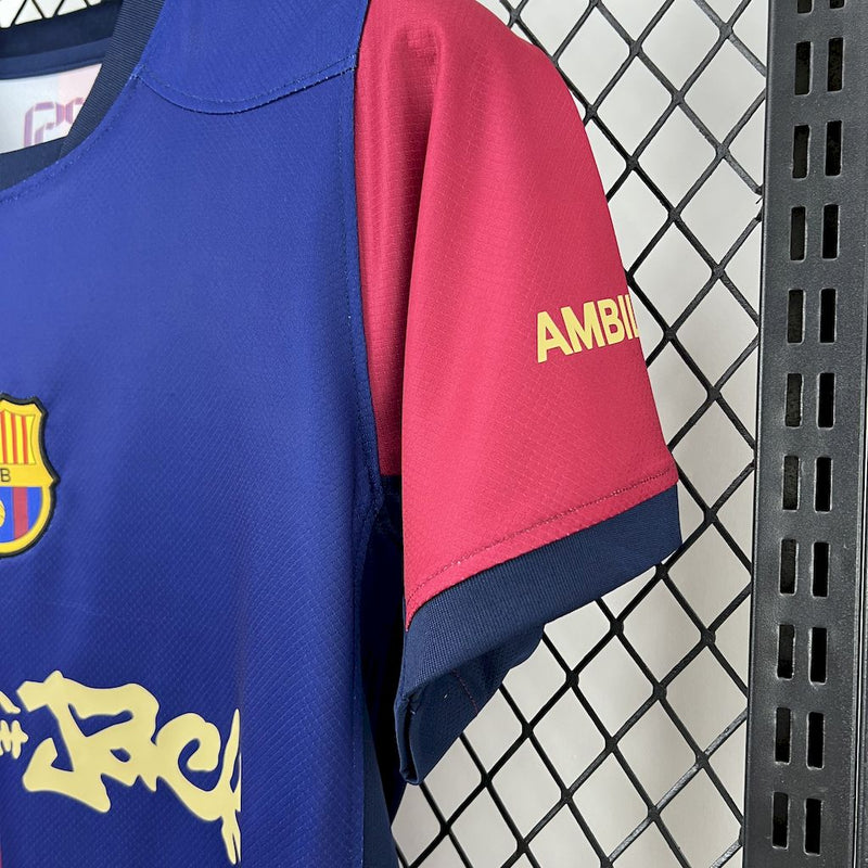 Camisa Oficial do Barcelona 25/26 - Travis Scott