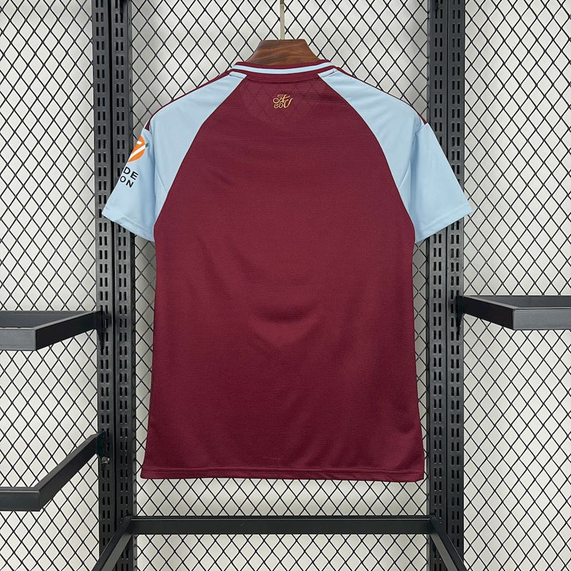 Camisa Oficial do Aston Villa 25/26 - Versão Torcedor
