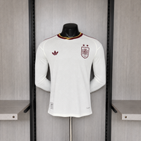 Camisa ll Oficial da Espanha 26/27 Jogador Manga Longa - Bicampeã do Mundo