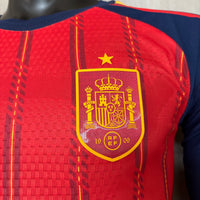 Camisa Oficial da Espanha 26/27 - Manga Longa