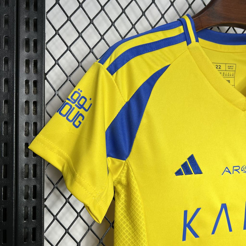 Conjunto Infantil Oficial do Al-Nassr 24/25 - Kids