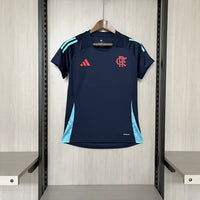 Camisa Feminina Oficial do CR Flamengo 25/26 Baby Look - Treino