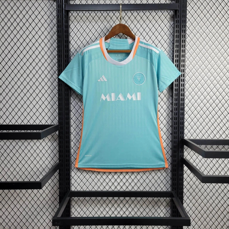 Camisa Feminina Oficial do Inter de Miami 24/25 - Baby Look