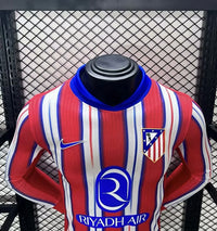 Camisa Oficial do Atlético de Madrid 24/25 - Manga Longa