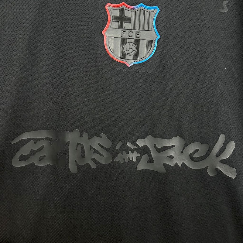 Camisa Oficial do Barcelona 25/26 - Travis Scott