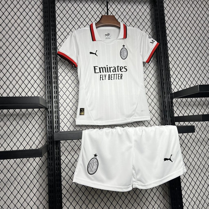 Conjunto Infantil Oficial do Milan 24/25 - Kids