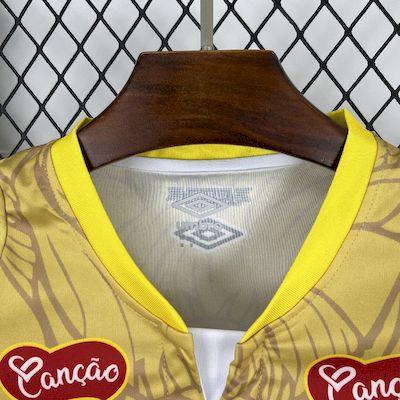 Camisa Oficial Santos 25/26 Versão Torcedor - Completa com Patrocínios