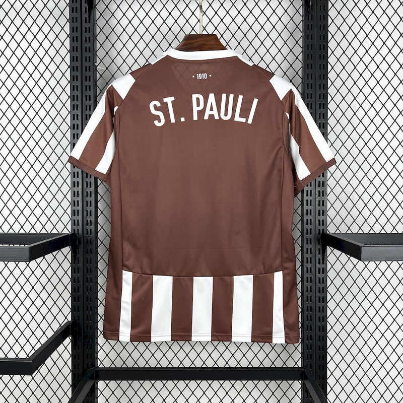 Camisa Oficial do FC St Pauli 25/26 - Versão Torcedor