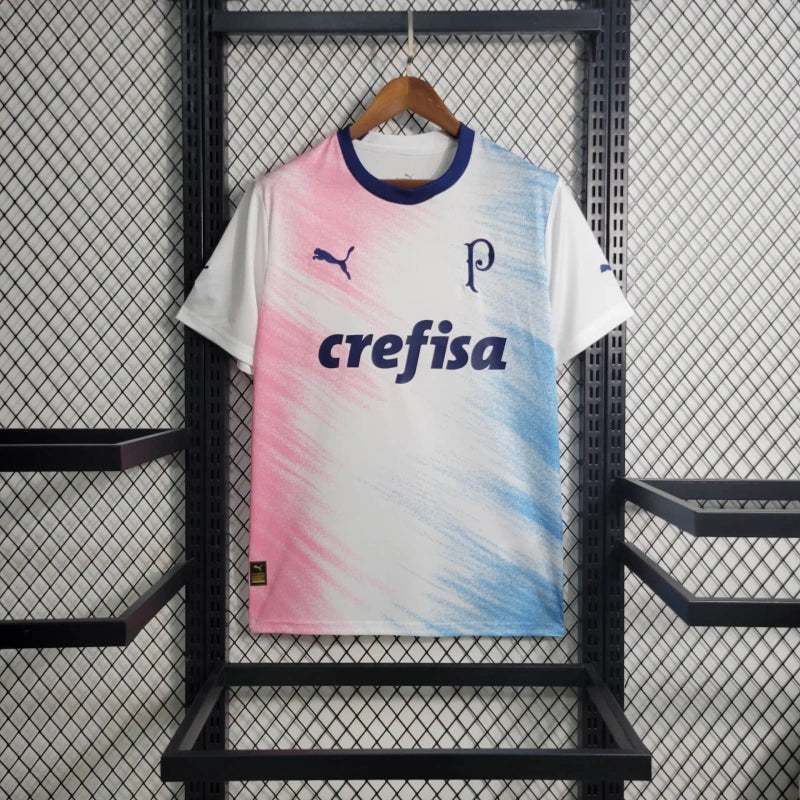 Camisa Oficial do Palmeiras 23/24 Versão Torcedor - Outubro Rosa