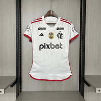 Camisa 2 Oficial do CR Flamengo 24/25 Baby Look - Campeão da Copa do Brasil