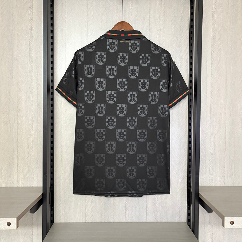 Camisa Oficial de Portugal 25/26 - “Pantera Negra” em homenagem a Eusébio