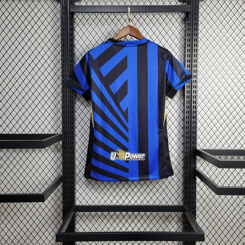 Camisa Oficial da Inter de Milão 24/25 Baby Look - Pacth Campeonato Italiano