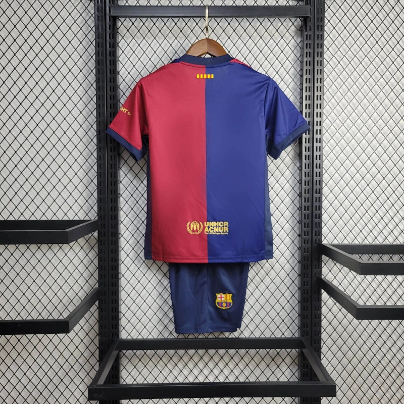 Conjunto Infantil Oficial do Barcelona 24/25 - Kids