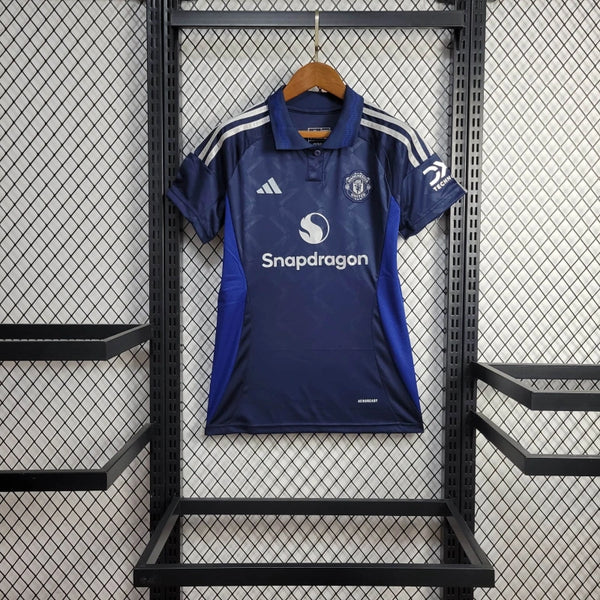 Camisa Feminina Oficial do Manchester United 24/25 - Baby Look