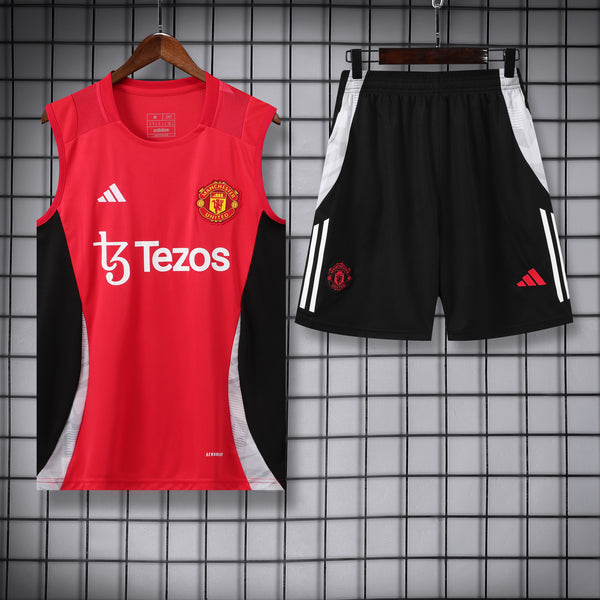 Kit Oficial do Manchester United 24/25 - Treino