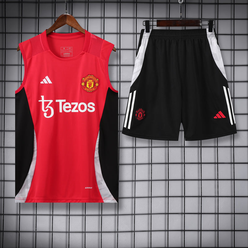 Kit Oficial do Manchester United 24/25 - Treino