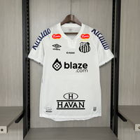 Camisa Oficial do Santos 24/25 Versão Torcedor - Completa Com Patrocínios