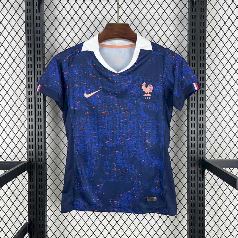 Camisa Feminina Oficial da França 25/26 - Baby Look