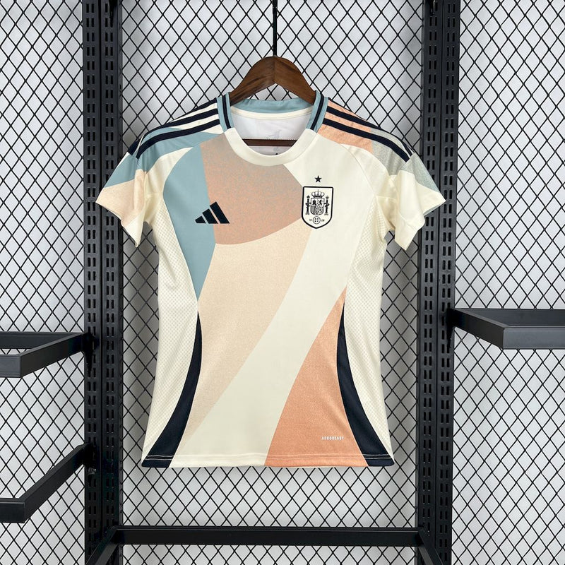 Camisa Feminina Oficial da Espanha 25/26 - Baby Look
